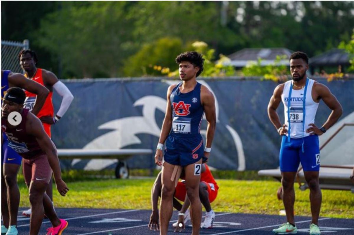 AZEEM ketika menyertai kejohanan Persatuan Olahraga Kolej-Kolej Nasional (NCAA) di Florida minggu lalu. -FOTO Instagram